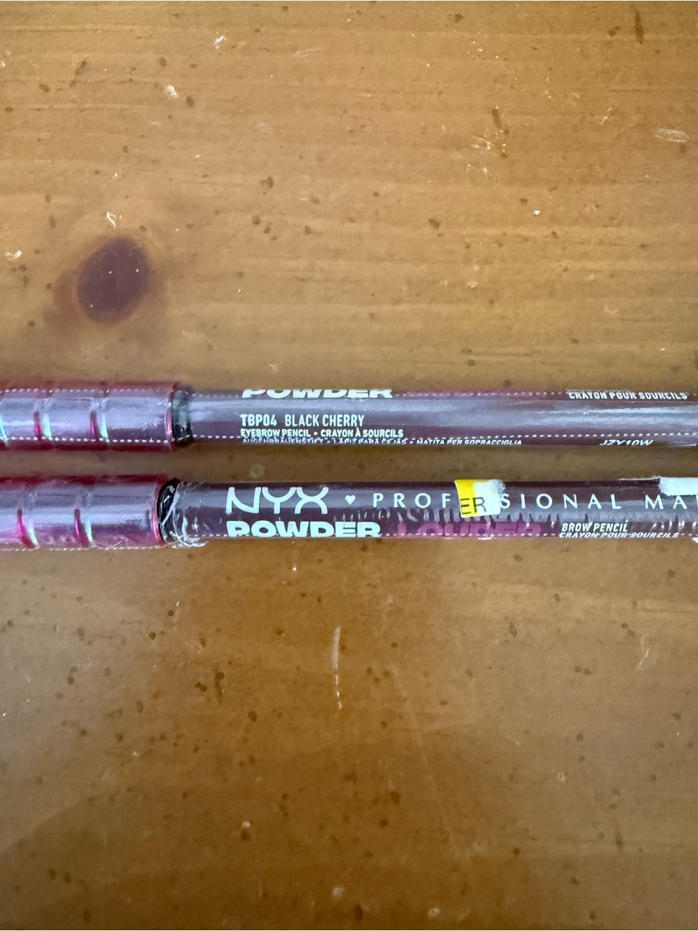 NYX Powder Brow Pencil - Black Cherry Shade- 2